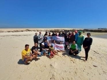 حملة نظافة لجزيرة مجاويش وسهل حشيش