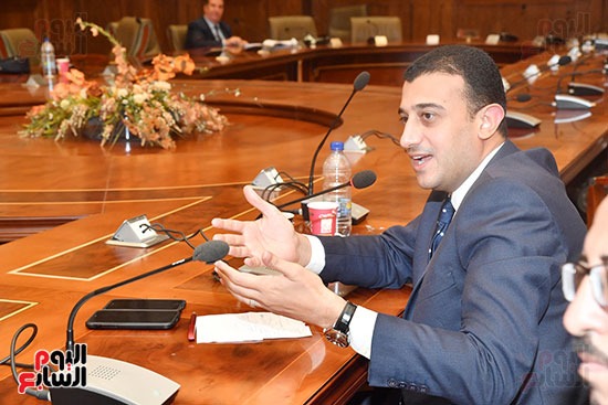اجتماع لجنة العلاقات الخارجية بمجلس النواب برئاسة النائب كريم درويش بحضور دكتور ضياء رشوان (11)