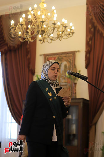 القاضيات أثناء حلف اليمين بمجلس الدولة (46)