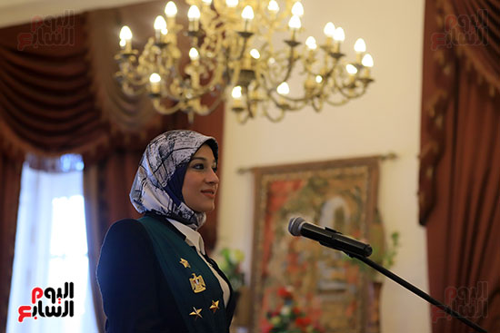 القاضيات أثناء حلف اليمين بمجلس الدولة (54)