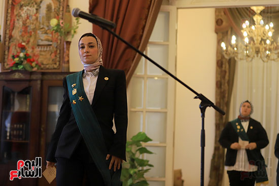 القاضيات أثناء حلف اليمين بمجلس الدولة (47)