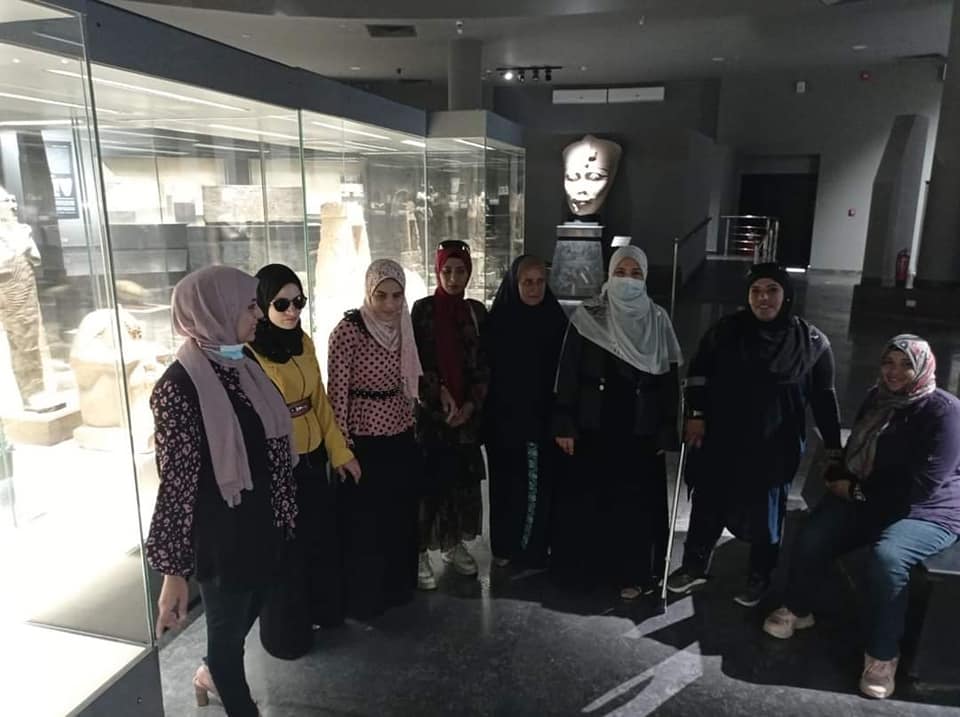 فريق التمكين الثقافي وزيارته لمتحف كفر الشيخ