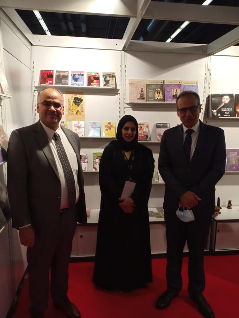 الجناح المصري يستقبل الدول المشاركة بمعرض فرانكفورت الدولي للكتاب (4)