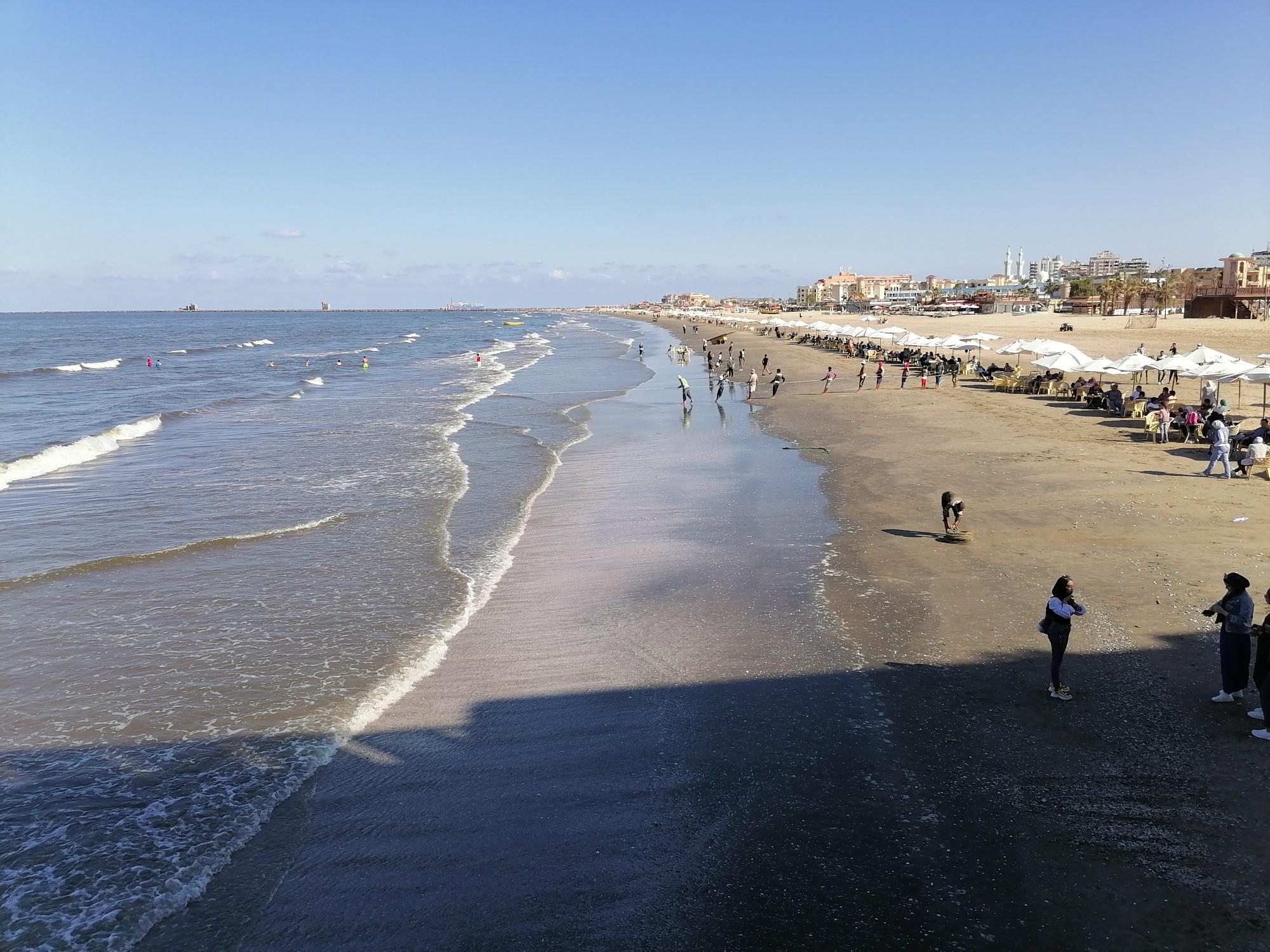 شاطئ بورسعيد اليوم