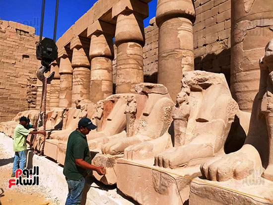 صور-حصرية-لوضع-الكباش-وتناسق-مواقعها-بالكرنك صور-حصرية-لوضع-الكباش-وتناسق-مواقعها-بالكرنك