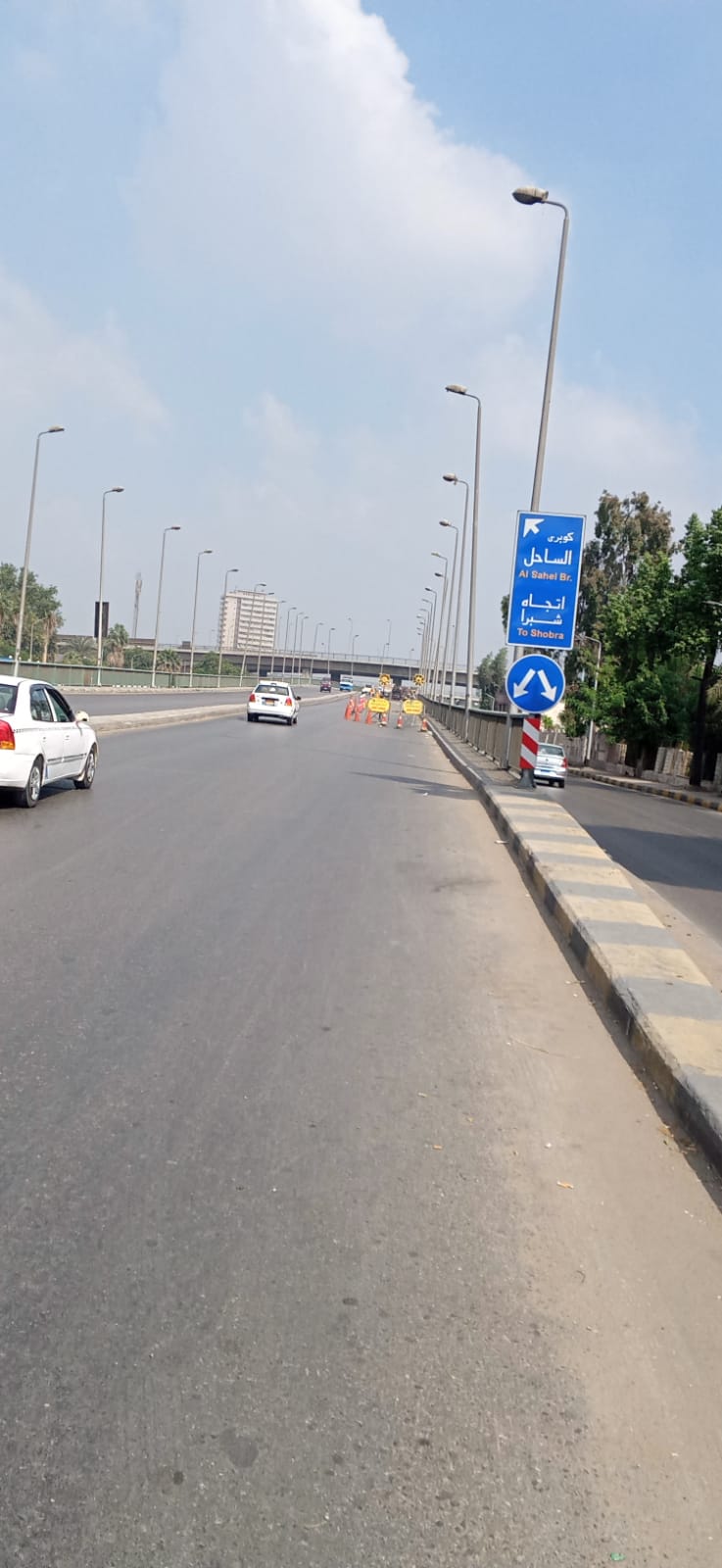 اعمال صيانة كوبرى الساحل ومحور صفط (10)