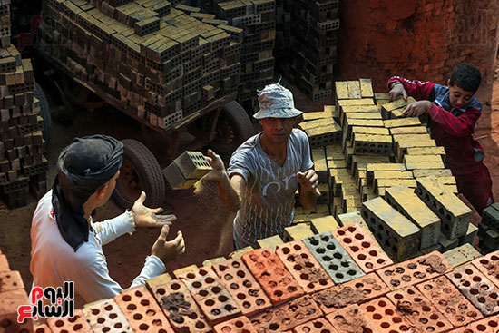 عمال مصنع الطوب (3)