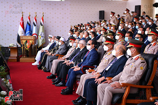 الرئيس السيسى يشهد حفل تخرج دفعة جديدة من طلبة الكليات العسكرية  (11)