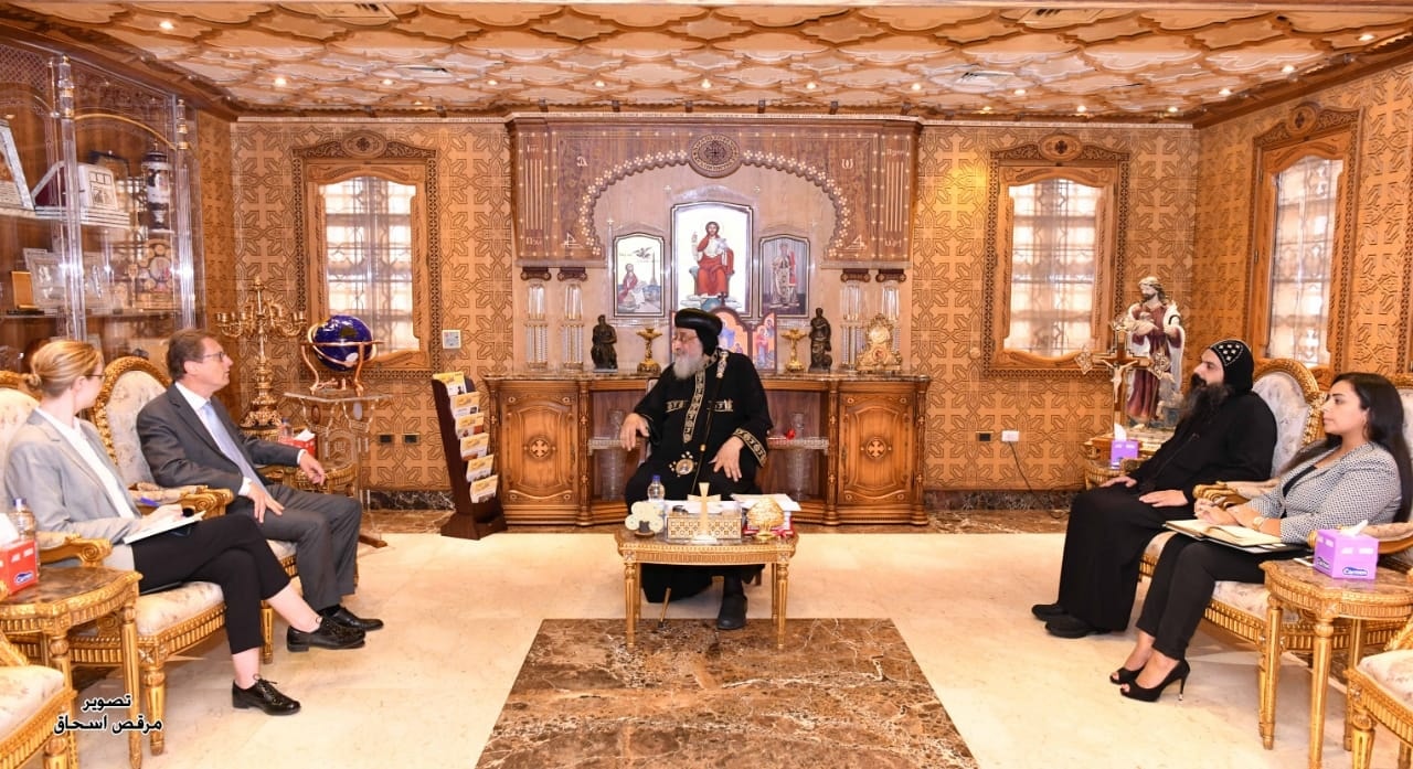 لقاء السفير الألمانى لقاء السفير الألمانى