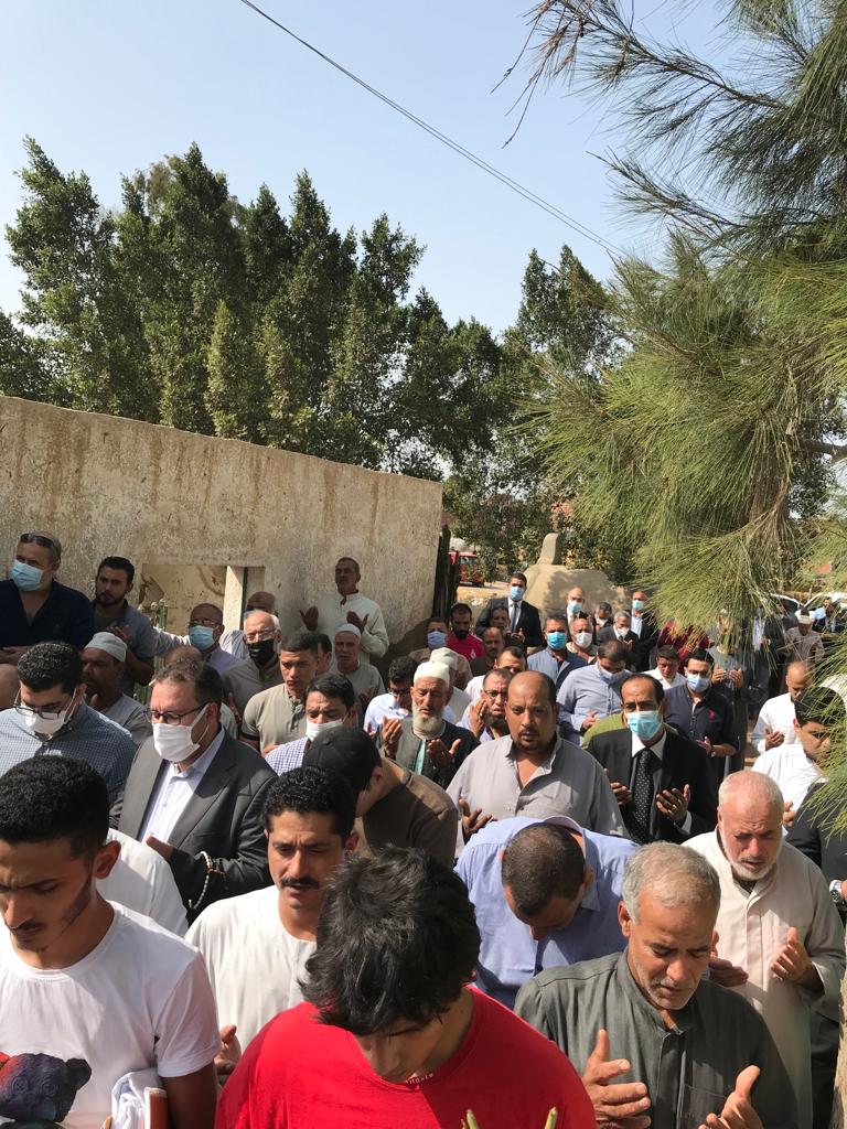 مراسم دفن المستشار أحمد الشاذلى نائب رئيس مجلس الدولة في الغربية