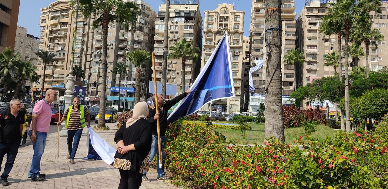 إزالة 603 إعلان مخالف وتحرير  276 محضر بالإسكندرية (1)