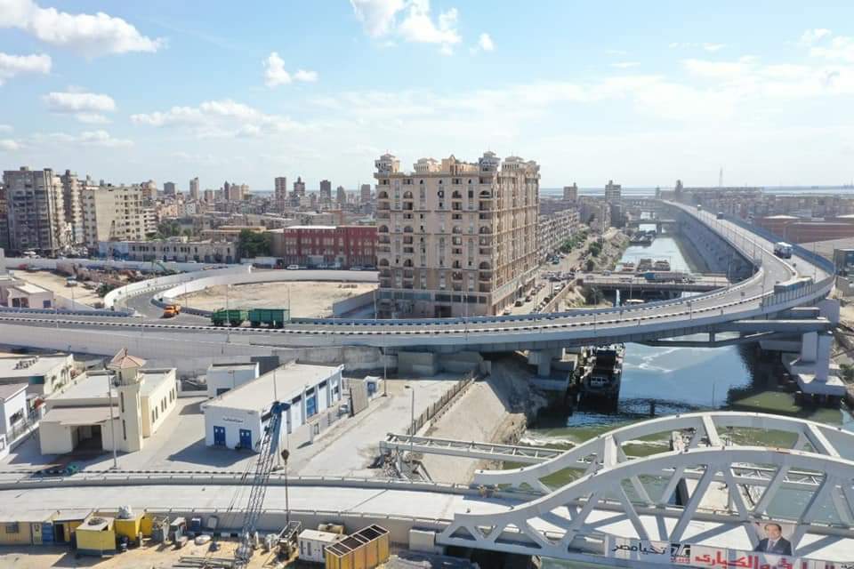 .محور 54 لميناء الإسكندرية لتسهيل حركة الشاحنات ونقليل التكدس المرورى (4)