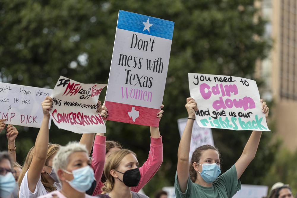 رفض قانون تكساس بحظر الاجهاض