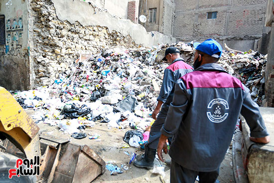 رفع الاشغالات والقمامة في منطقة السيدة زينب  (9)