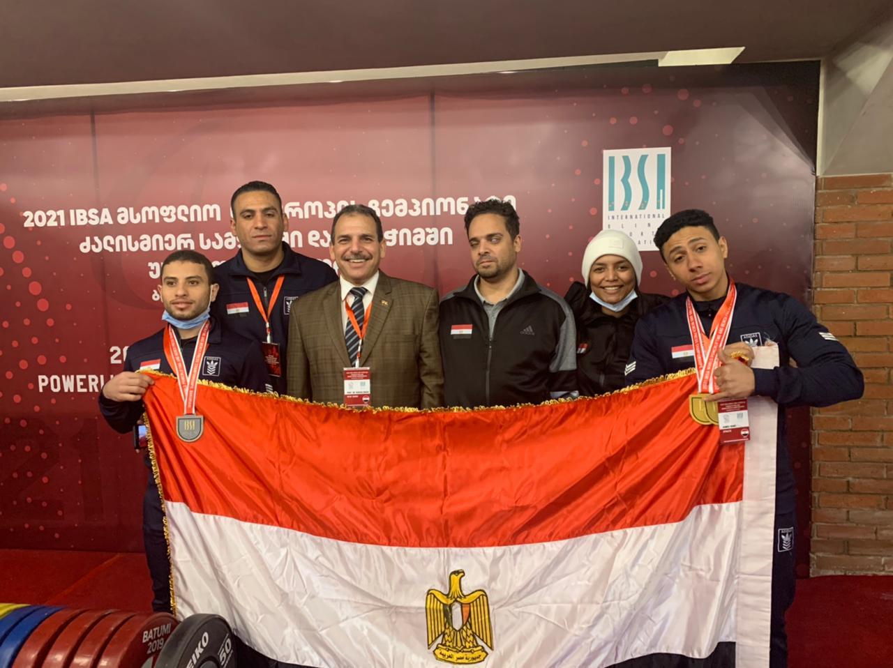 منتخ رفع الأثقال للمكفوفين منتخ رفع الأثقال للمكفوفين