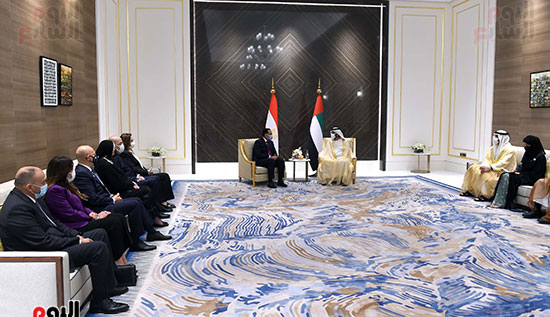 رئيس الوزراء مصطفى مدبولى و الشيخ محمد بن راشد (11)