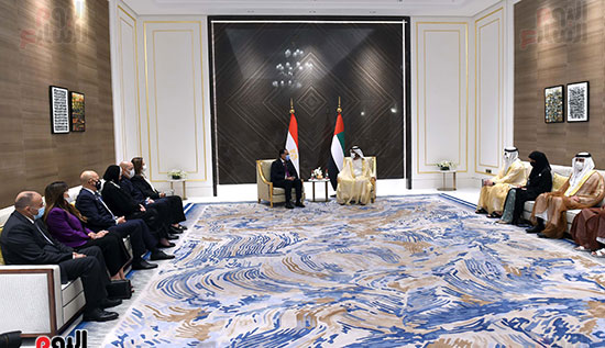 رئيس الوزراء مصطفى مدبولى و الشيخ محمد بن راشد (12)