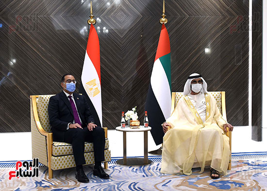 لقاء بين الدكتور مصطفي مدبولي رئيس الوزراء وحاكم دبي