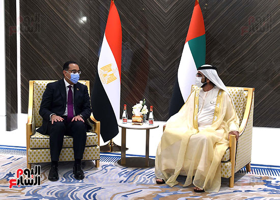 رئيس الوزراء مصطفى مدبولى و الشيخ محمد بن راشد (10)