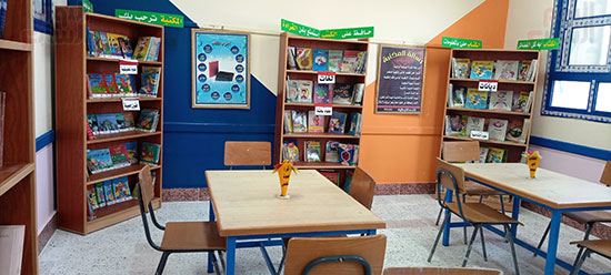 محافظ كفر الشيخ يفتتح مدرسة القصابي الجديدة لمواجهة الكثافة الطلابية (8)