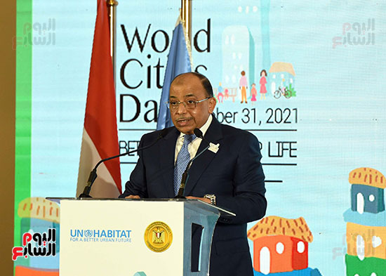 حضور رئيس الوزراء مؤتمراليوم العالمى للمدن بالاقصر  (22)