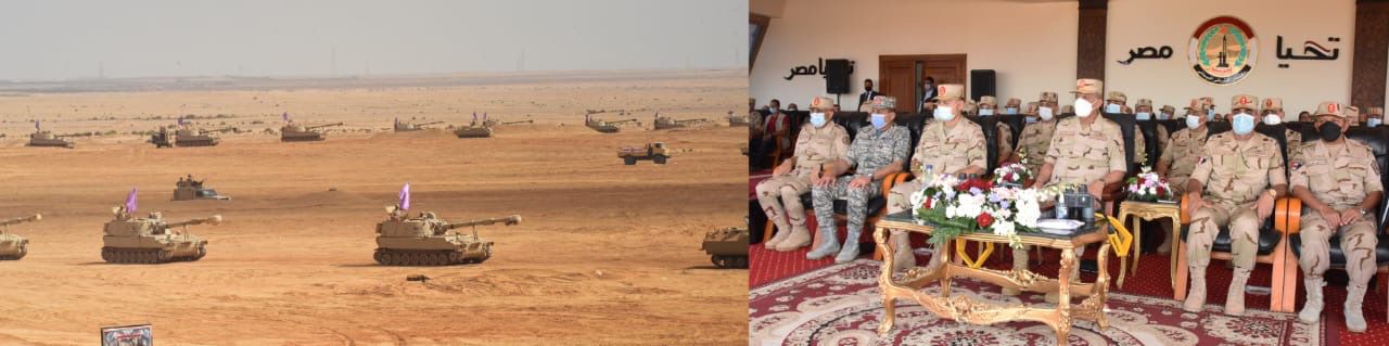 البيان العملى (مجد-16) الذى تنفذه عناصر من إدارة المدفعية بالذخيرة الحية (8)