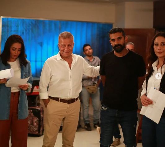 شرف منير ولقاء الخميسي ودنيا ماهر في كواليس اجازة مفتوحة