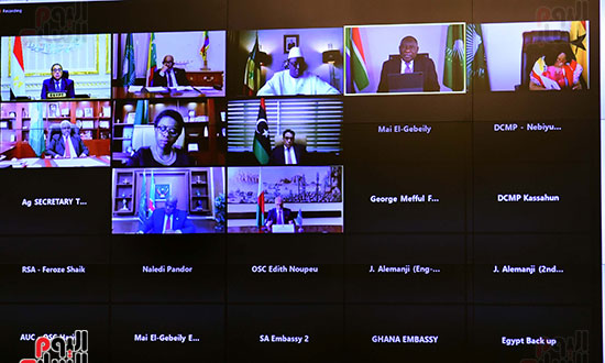 رئيس الوزراء يشارك في اجتماع هيئة مكتب الاتحاد الأفريقي عبر تقنية الفيديو كونفرانس (2)