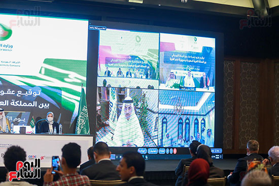 توقيع عقود ترسيه مشروع الربط الكهربائى (7)