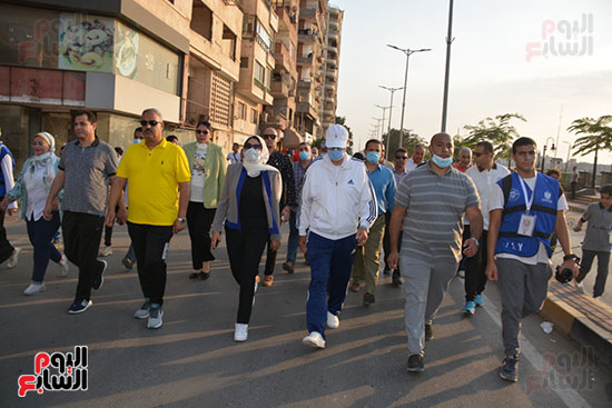 مسيرة شبابية بأعلام مصر فى القليوبية (1)