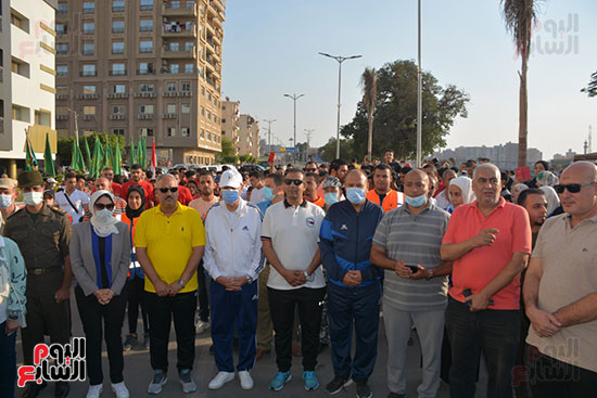 مسيرة شبابية بأعلام مصر فى القليوبية (2)