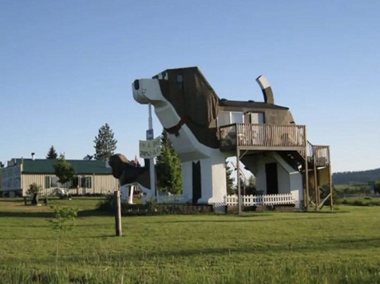 منزل على شكل كلب