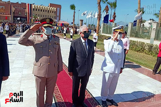 التحية-العسكرية-بجنوب-سيناء-خلال-الاحتفالية