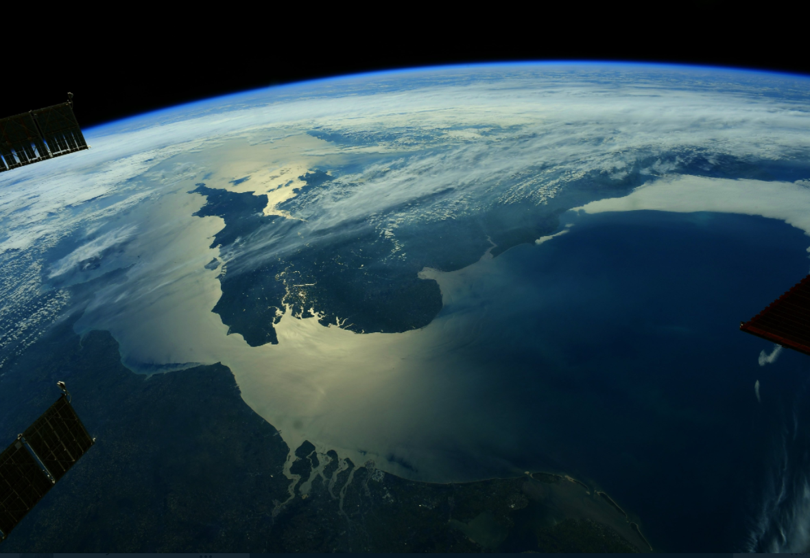 صورة لاسكتلندا من محطة الفضاء الدولية