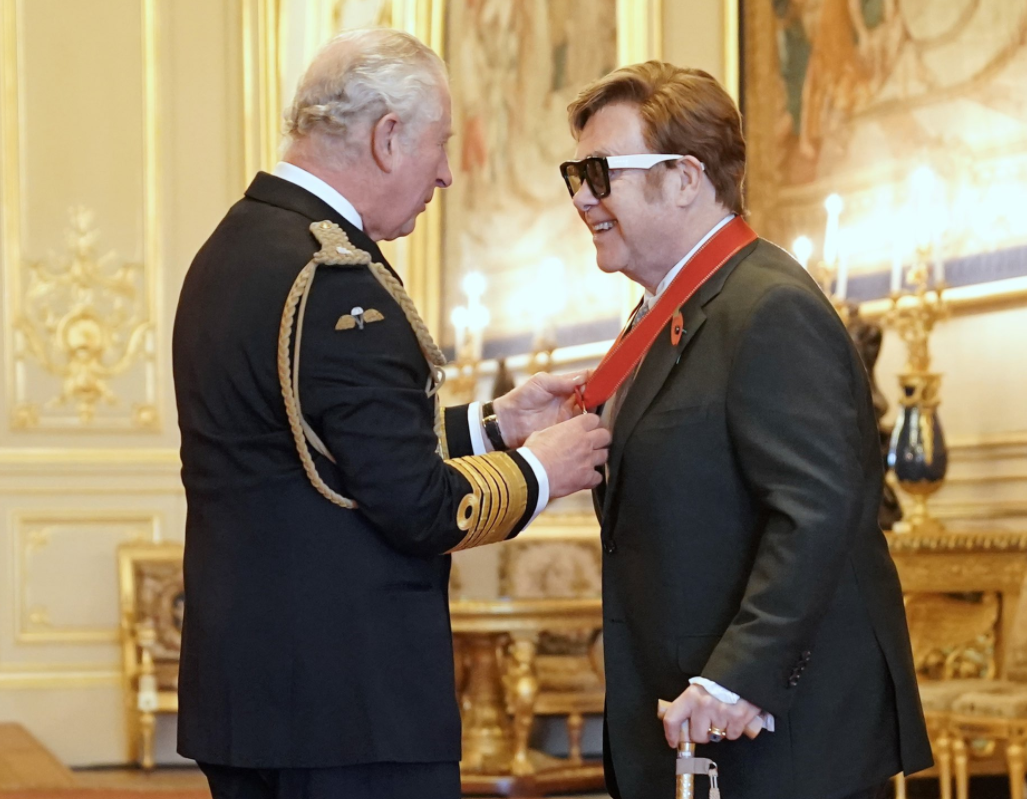 الأمير تشارلز وإلتون جون