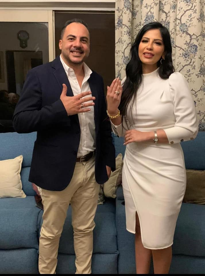 اميرة هاني وخطيبها