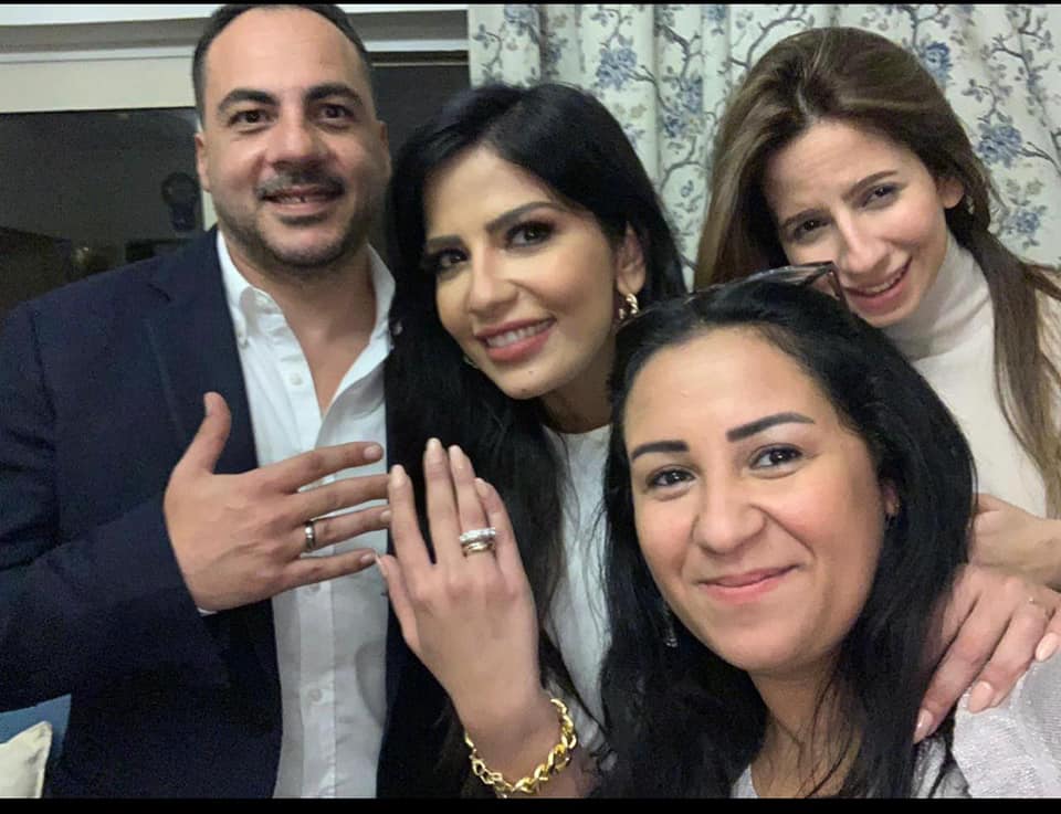 جانب من خطوبة اميرة هاني