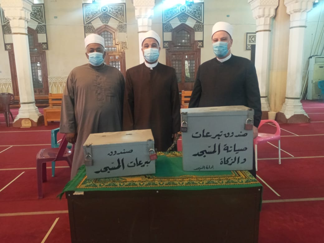 رفع صناديق التبرعات من مسجدي أسد بن الفرات وأنس بن مالك بالجيزة (2)