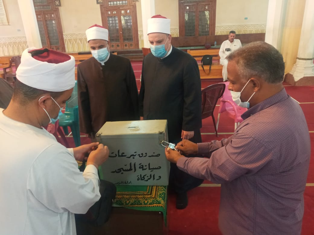 رفع صناديق التبرعات من مسجدي أسد بن الفرات وأنس بن مالك بالجيزة (3)