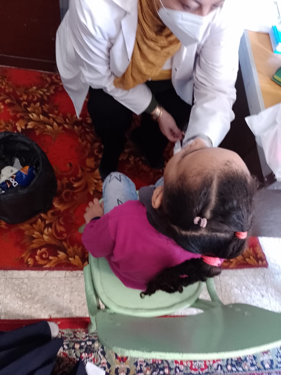 تحويل الاطفال للتأمين الصحي لسوء التغذية