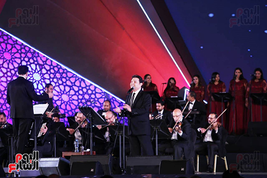 هانى شاكر يفتتح حفل مهرجان الموسيقى العربية (2)