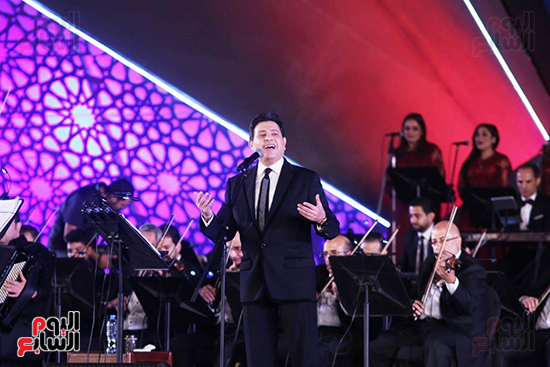هانى شاكر يفتتح حفل مهرجان الموسيقى العربية (8)