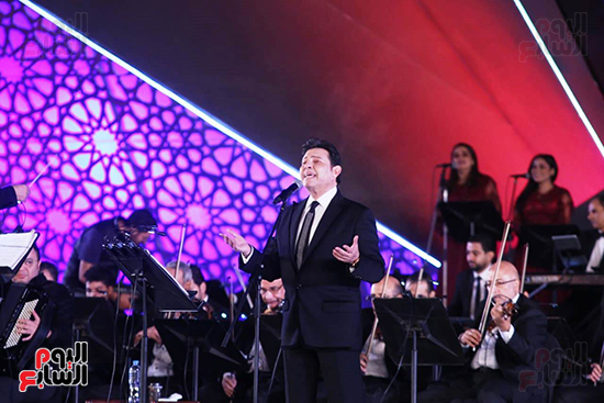 هانى شاكر يفتتح حفل مهرجان الموسيقى العربية (4)