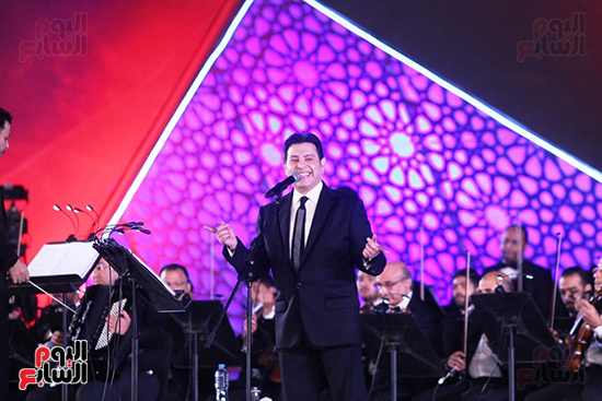 هانى شاكر يفتتح حفل مهرجان الموسيقى العربية (10)