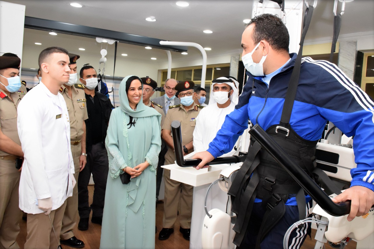 مستشفى القوات المسلحة بالحلمية ومركز الطب الطبيعى بالعجوزة يستقبلان رئيس مكتب حاكم رأس الخيمة (7)