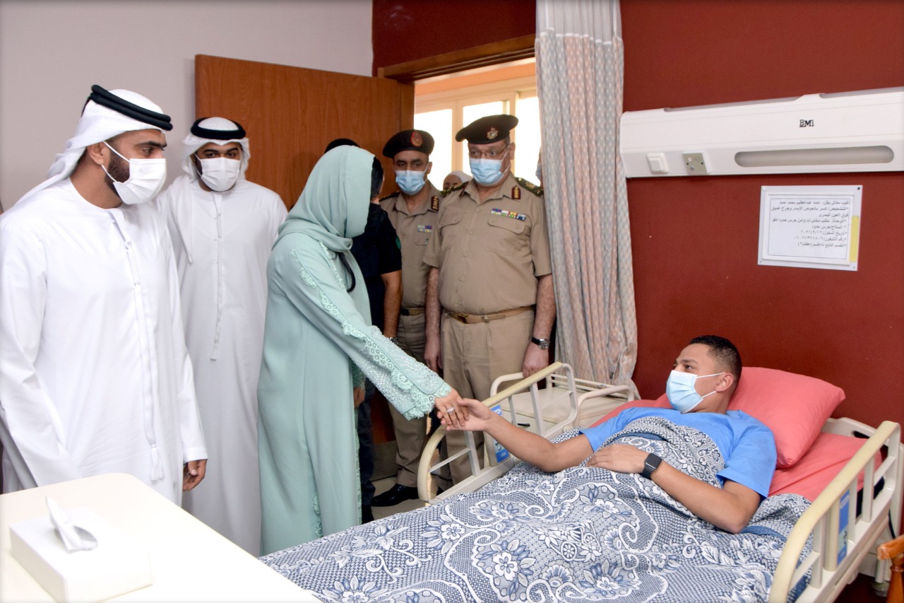 مستشفى القوات المسلحة بالحلمية ومركز الطب الطبيعى بالعجوزة يستقبلان رئيس مكتب حاكم رأس الخيمة (1)