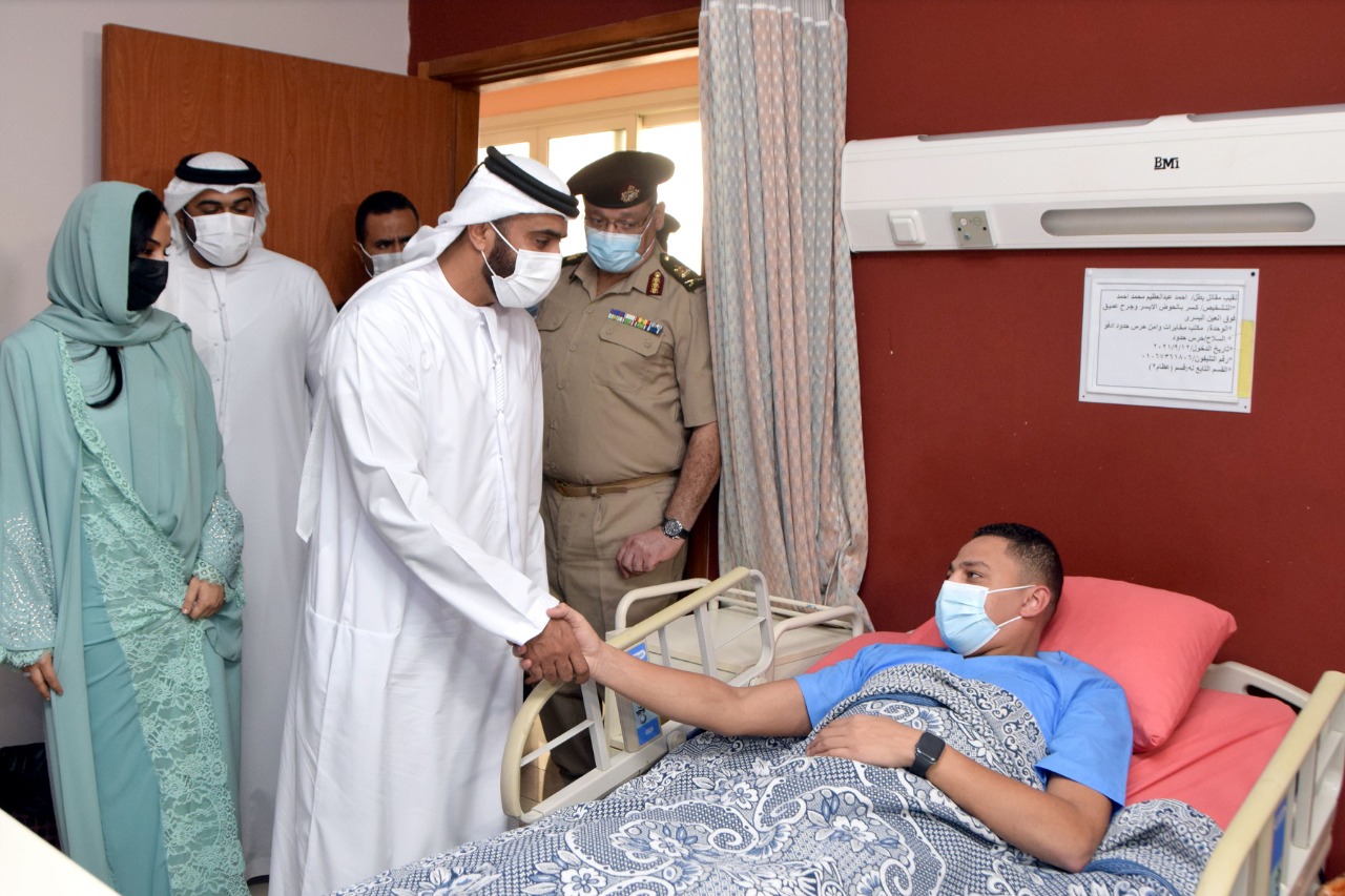 مستشفى القوات المسلحة بالحلمية ومركز الطب الطبيعى بالعجوزة يستقبلان رئيس مكتب حاكم رأس الخيمة (2)