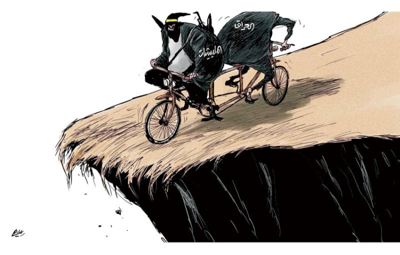 كاريكاتير صحيفة الشرق الاوسط السعودية