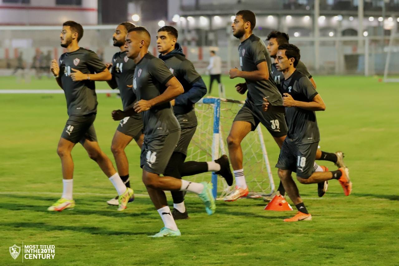تدريب لاعبى الزمالك