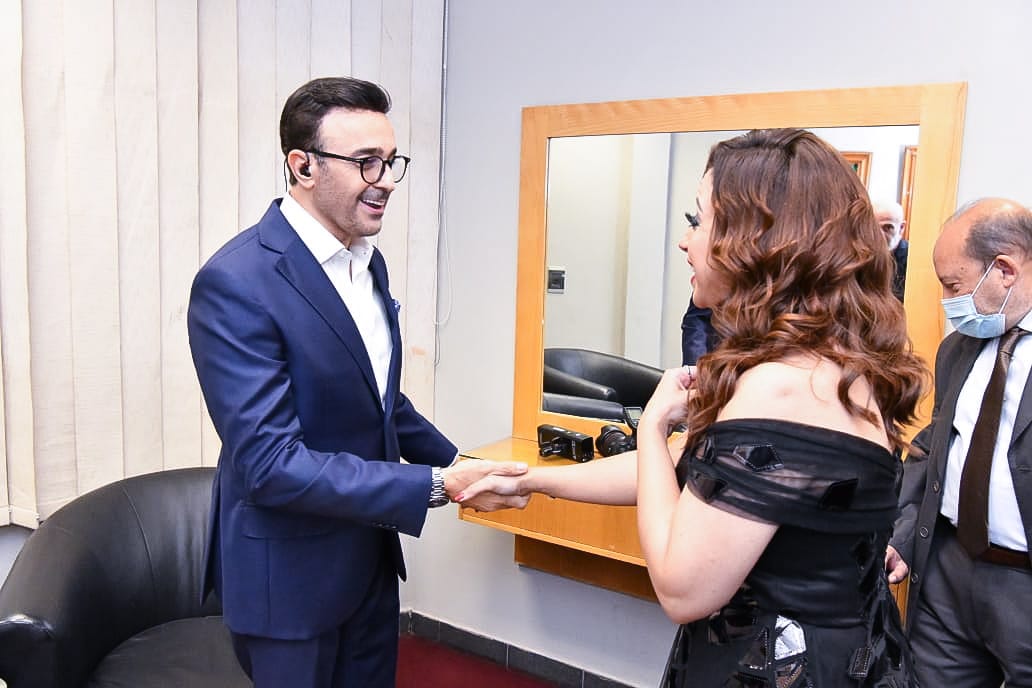 صابر الرباعى يرحب بالفنانة ريهام عبد الحيم صابر الرباعى يرحب بالفنانة ريهام عبد الحيم